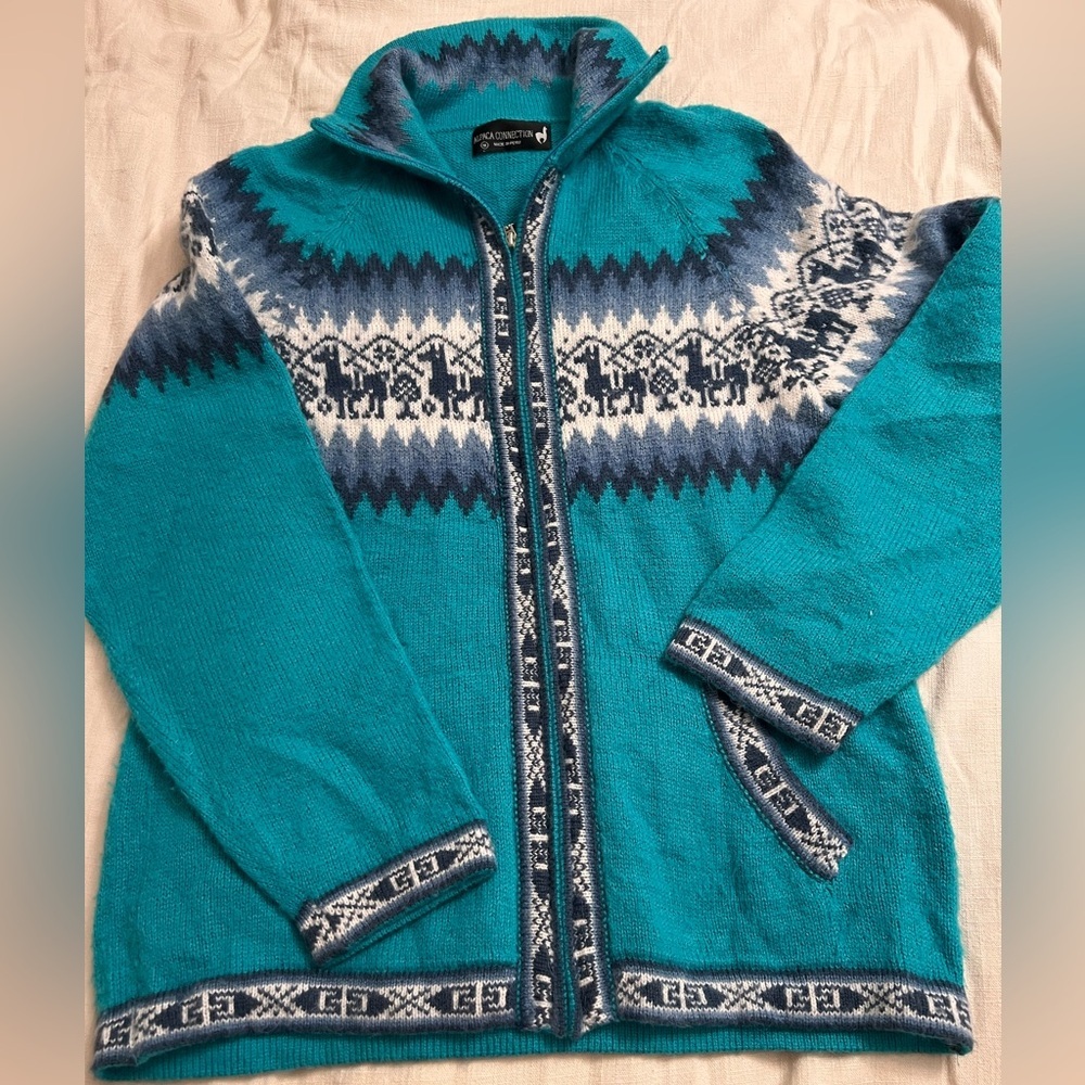 Alpaca connection vintage sweater